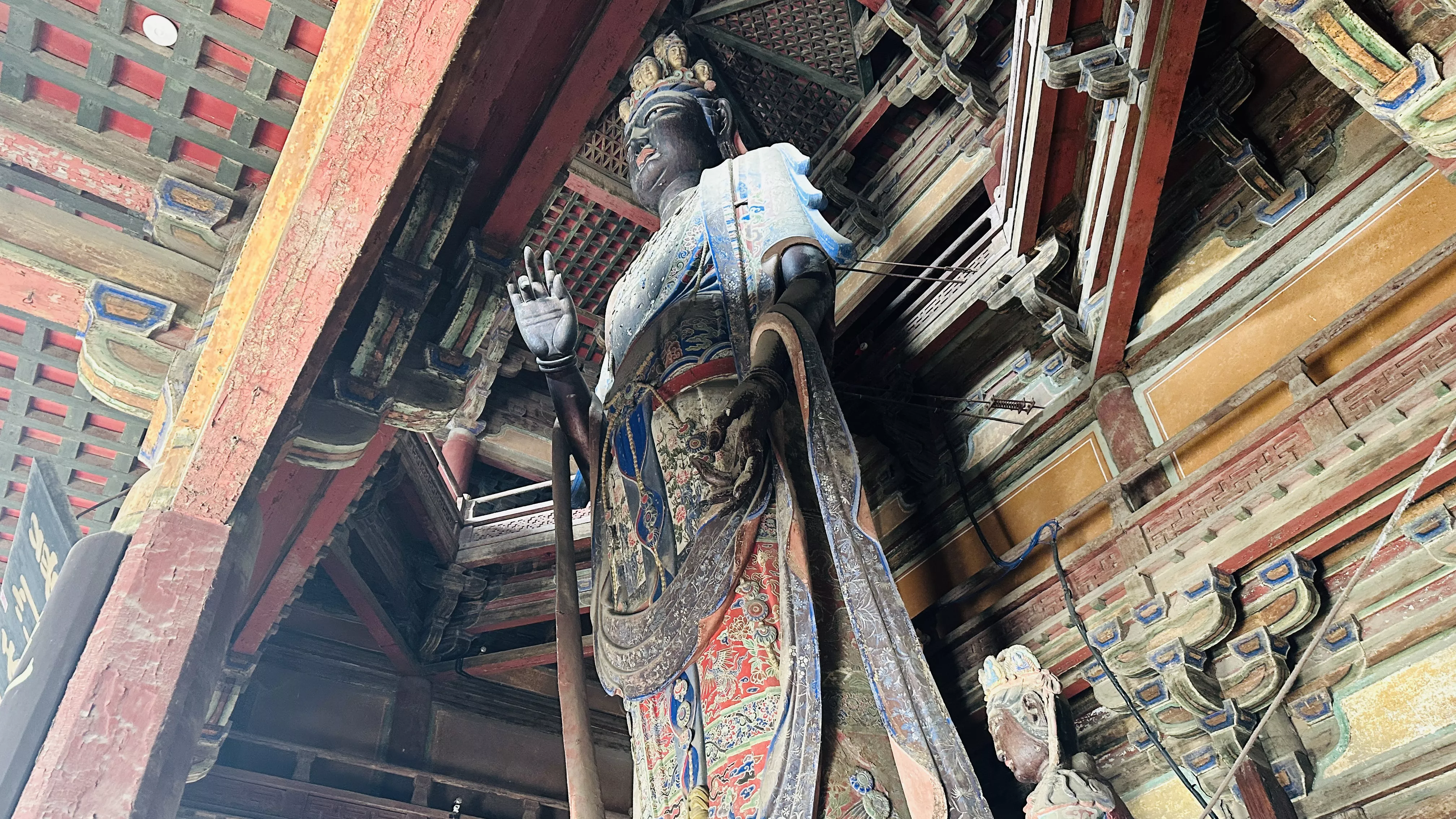 世界最大泥塑彩绘观音像